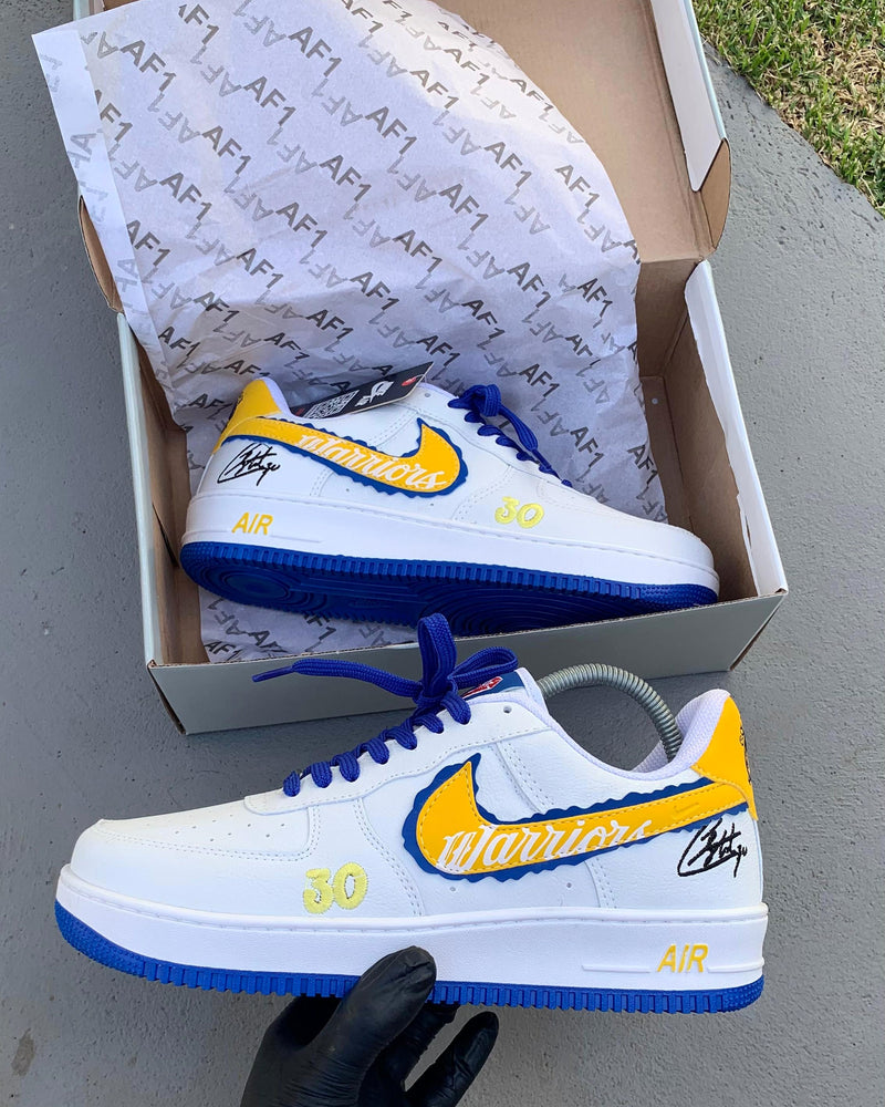 Nike Air Force 1 Golden State Warriors - Exclusividade e Qualidade em Um Só Tênis