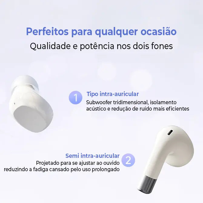 Fone de Ouvido Duplo MCHOSE-MC BH295