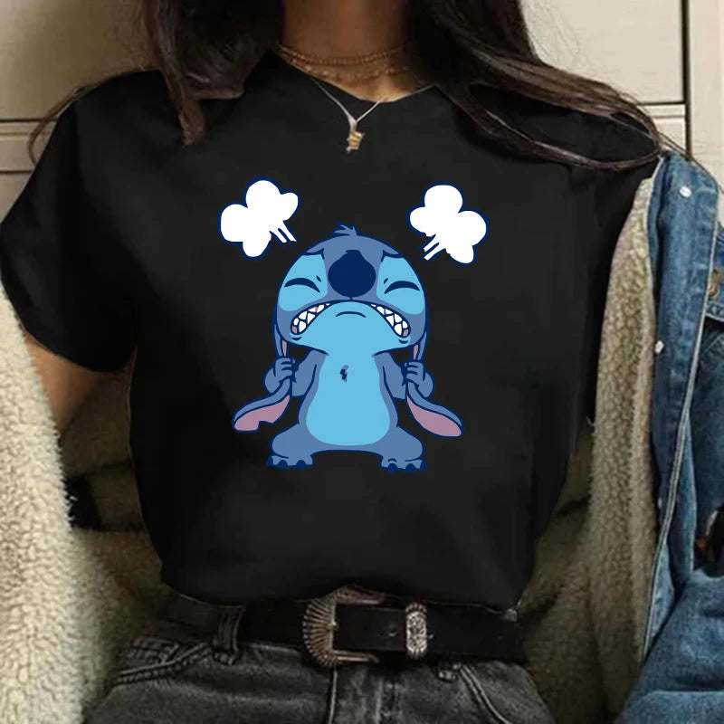 Camiseta Feminina Lilo Stitch