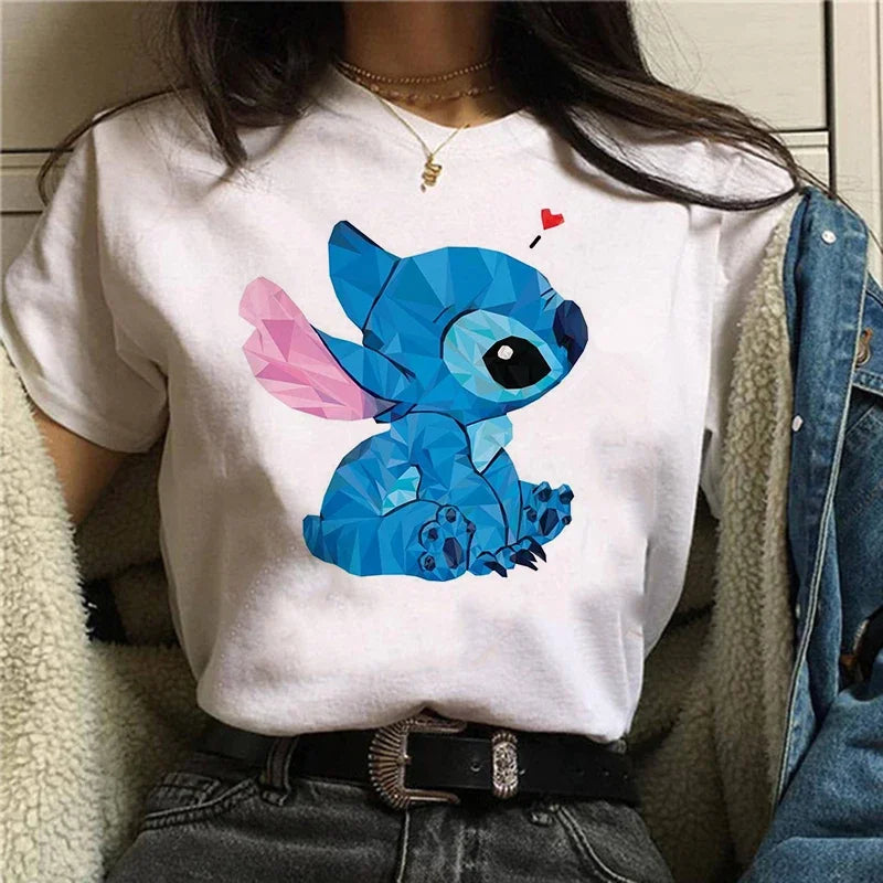 Camiseta Feminina Lilo Stitch