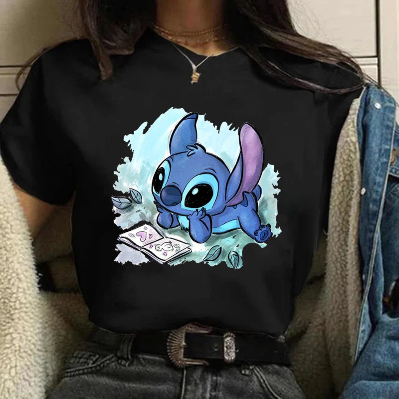 Camiseta Feminina Lilo Stitch