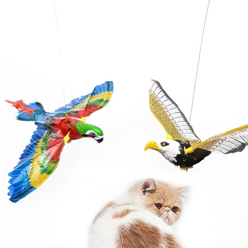 Brinquedo Simulador Pássaro Elétrico para Gato - CatFly