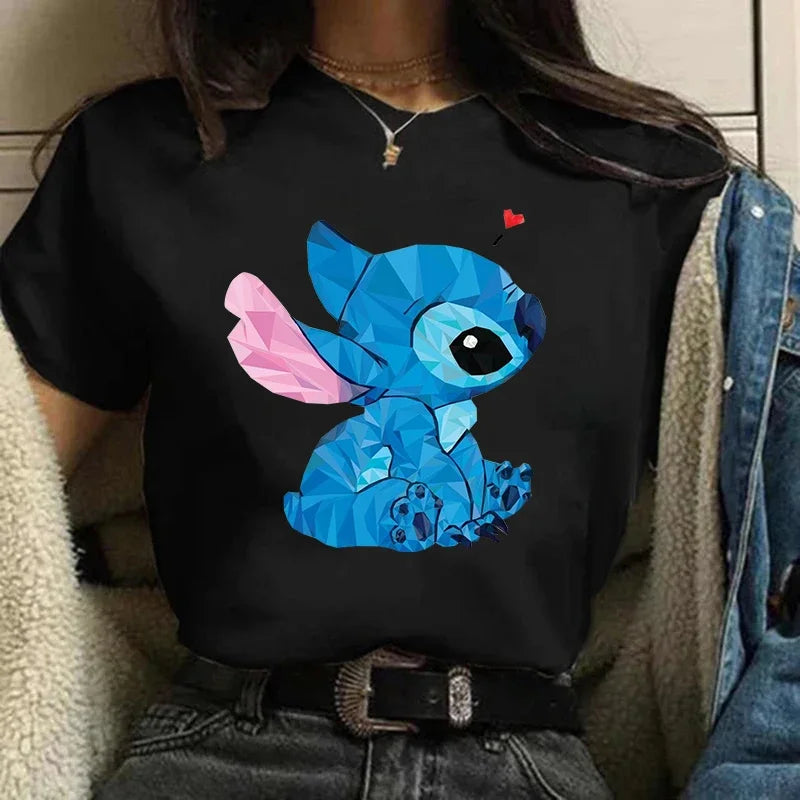 Camiseta Feminina Lilo Stitch