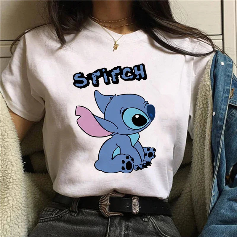 Camiseta Feminina Lilo Stitch