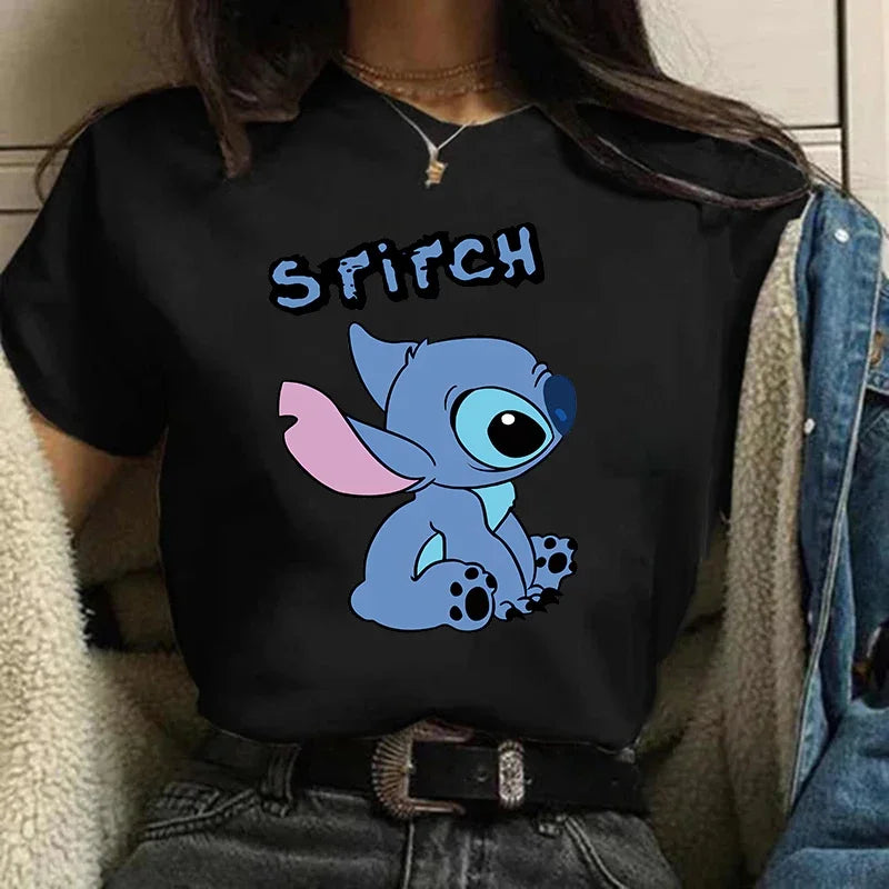 Camiseta Feminina Lilo Stitch