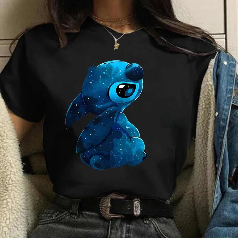 Camiseta Feminina Lilo Stitch