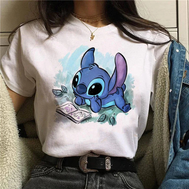 Camiseta Feminina Lilo Stitch