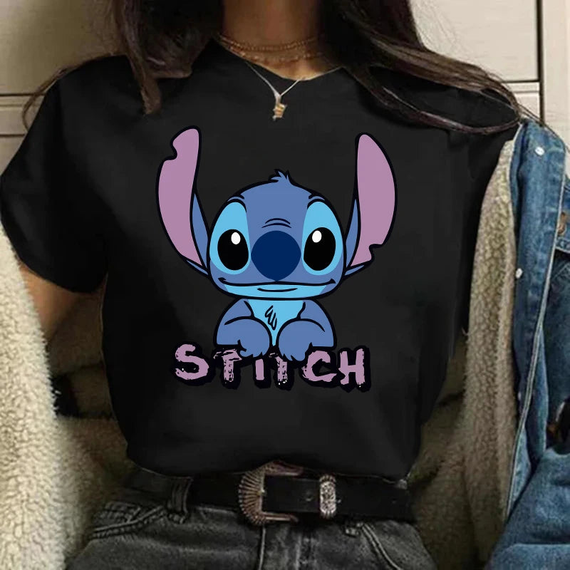 Camiseta Feminina Lilo Stitch