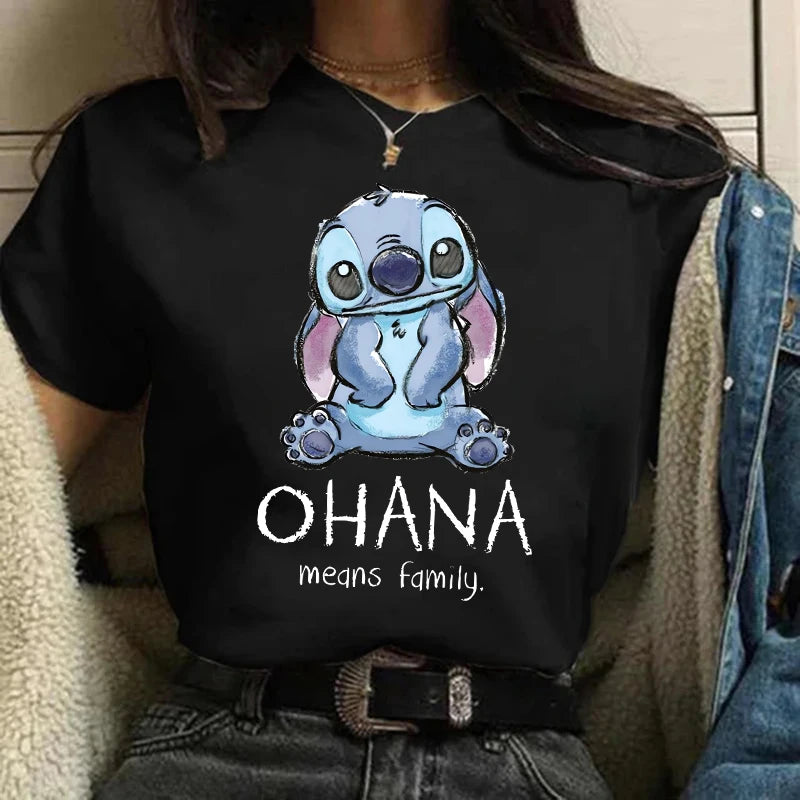 Camiseta Feminina Lilo Stitch