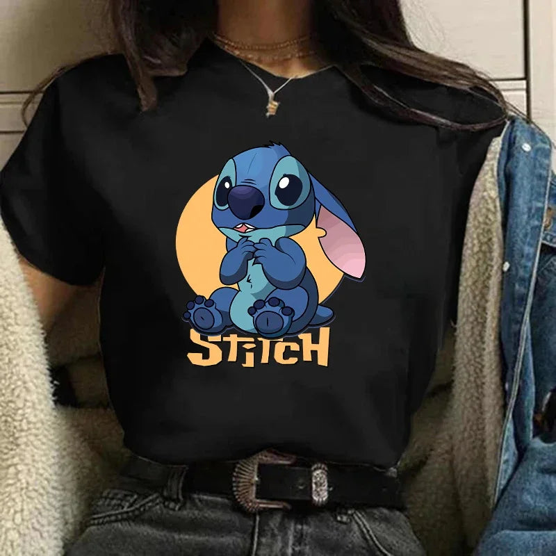 Camiseta Feminina Lilo Stitch