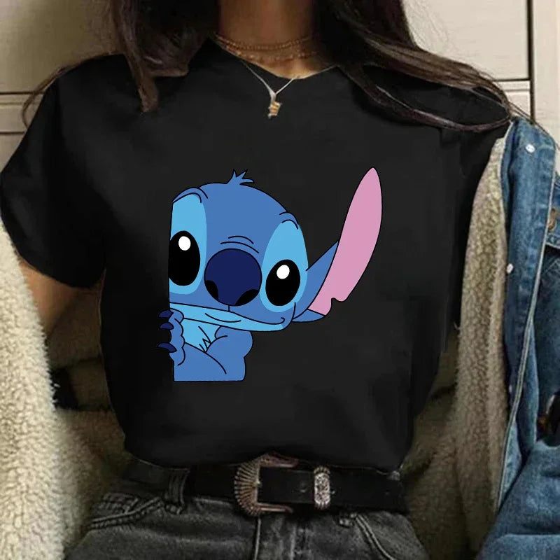 Camiseta Feminina Lilo Stitch