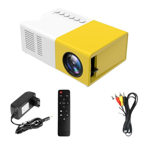 Mini Projetor Portátil Curta Distancia Led 1080p 600 Lúmens Hdmi YG300 Envio Imediato